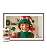 Frameo 10.1" Wood WiFi Digital Picture Frame with 32GB Memory, 1280 x 800 IPS HD Touch Screen Ele...