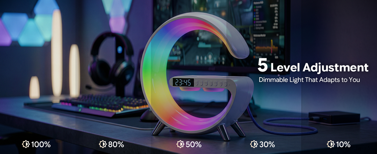 alarm clock with wireless charging