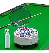 HEIOOM Pool Ball Cleaner Pool Ball Polishing Cleaning Machine Electronic Pool Balls Polishing wit...