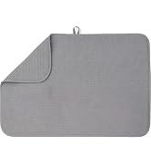Bellemain XL Dish Drying Mat 18" X 24" Super Absorbent Microfiber Dish Drying Mat for Kitchen Cou...