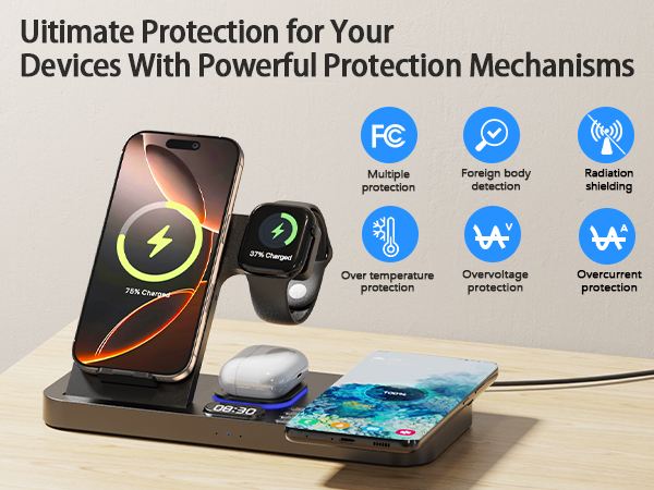 dual phone charging station