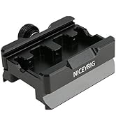 NICEYRIG Quick Release Clamp for ARCA Swiss Standard, with Bottom Plate for Manfrotto 577/501/504...