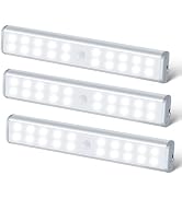 Under Cabinet Lighting Battery Operated Motion Sensor Closet Lights, Wireless Under Counter Light...
