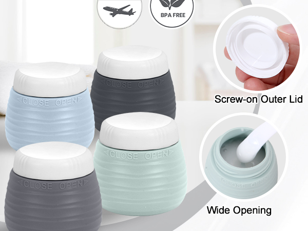 Travel Bottles for Toiletries 8 Pack