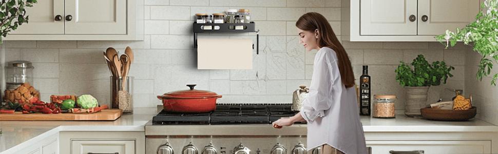 wall mount paper towel holder