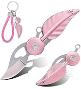 Vividstill Small Pocket Knife for women, Cute key chain Knife, Great Gift Folding edc Knife For M...