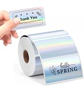 Phomemo 2.25"x1.25" Direct Thermal Labels, 500 Labels/Roll | Self-Adhesive Thermal Shipping Label...