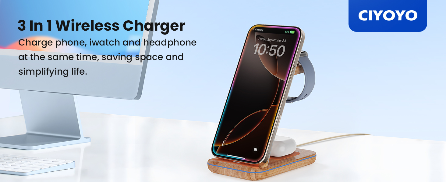 iphone iwatch charging station