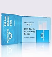 MySweetSmile PAP Teeth Whitening Strips - Enamel-Safe, Sensitivity-Free Formula - 42 Peroxide-Fre...