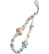 Sluswallow Beaded Phone Lanyard Wrist Strap,Anti-Lost Phone Charm String Cell Lanyard Strap Charm...