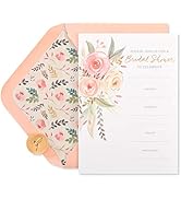 Papyrus Bridal Shower Invitations, Floral (20-Count)