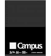 Kokuyo Campus Loose Leaf Paper for Binders, Business Type, Sarasara Smooth Writing, A4, 5mm Grid ...