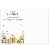 WALENGIF Teacher Appreciation Greeting Card Keychain Gifts