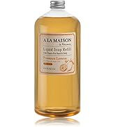 A LA MAISON French Liquid Hand Soap Refill, Provence Lemon - Natural Hand Wash Made with Essentia...