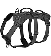OneTigris Escape Proof Dog Harness, No Pull Dog Harness with Handles, Tactical Multi-Use Support ...
