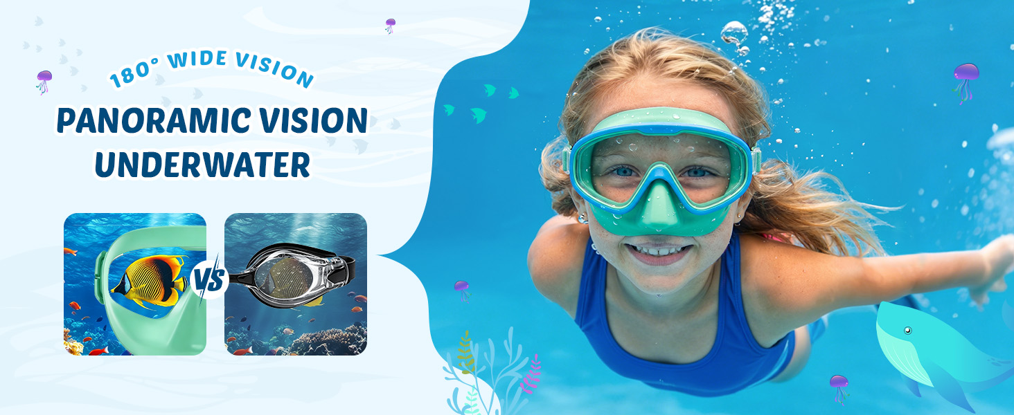 DK06 kids goggles with nose cover