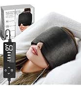 sticro Extra Large Moist Heat Sinus Relief Mask, Reusable Warm Compress Heated Eye Mask Face Heat...