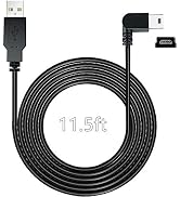 YQMAJIM Charging Power Cable for Dash Cam, (11.5 Ft) USB 2.0 to Mini USB Car Vehicle Power Charge...
