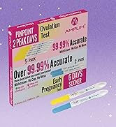Amplim Pregnancy Test and Ovulation Tests Kit, 7 Pack Bulk Early Detection HCG & LH Sticks, FSA H...