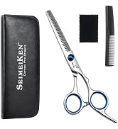 Hair Cutting Scissors, Thinning Shears Professional Haircut Scissors, 6.0 Inch Texturizing Teeth ...