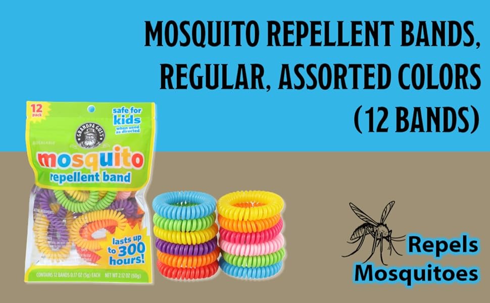 Grandpa Gus Mosquito Repellent Bands, Regular