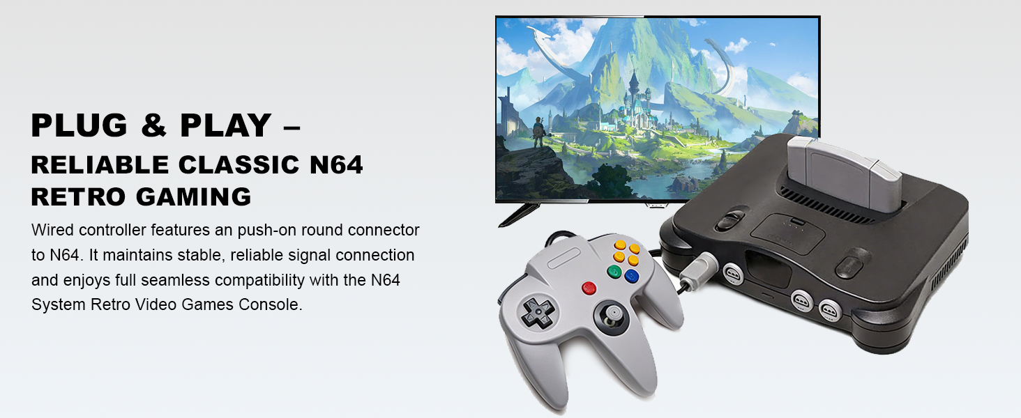 plug and play N64 controller