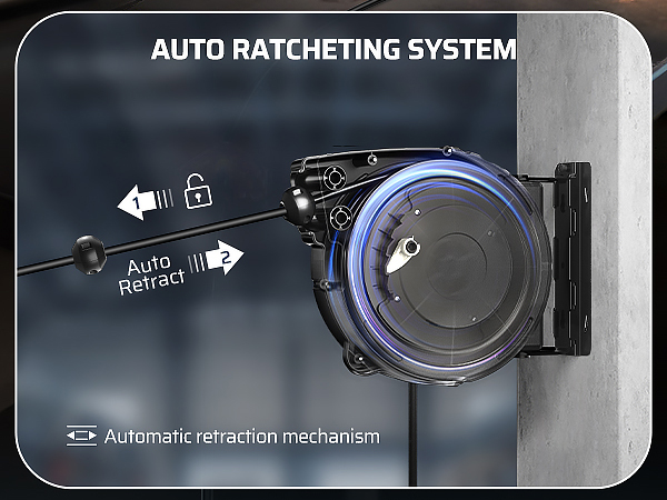 Retractable Extension Cord Reel