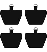 takyu Cell Phone Lanyard Patches, 4 Pack Universal Phone Safety Tether Connector with Adhesive Co...