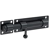 Alise Barrel Bolt Latch,Slide Bolt Latch,Solid 304 Stainless Steel Slide Lock for Fence/Wooden/Ba...