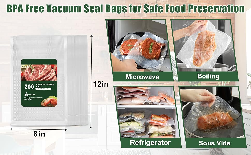 seal a meal bags, food sealer bags