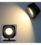 GLPE LED Wall Sconce,Battery Operated Cordless Wall Light,Touch Control 3 Color Temperatures & 3 ...