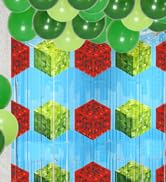 Video Game Party Backdrops Birthday Decorations
