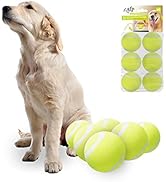 ALL FOR PAWS Interactive Dogs Ball Toy, 2.5" Dog Safety Fetch Balls Toy with High Bounce, Exercis...