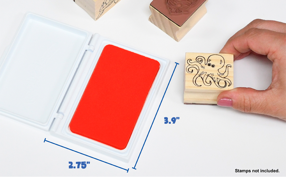 washable ink pad, pink ink, archival quality stamp pad, archival quality ink pad, pink ink pad