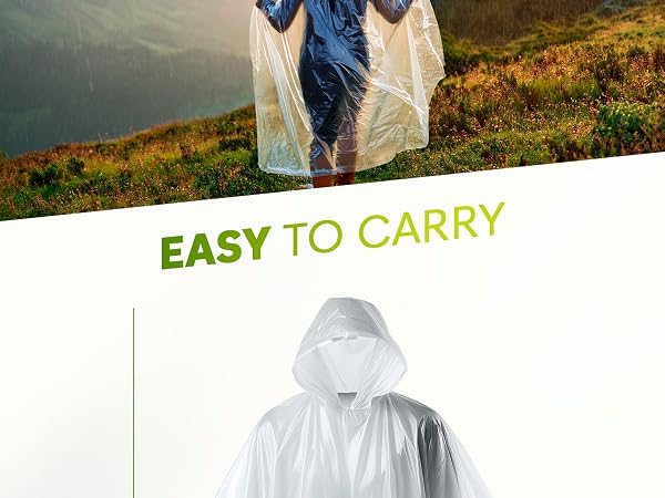 Disposable Poncho Transparent