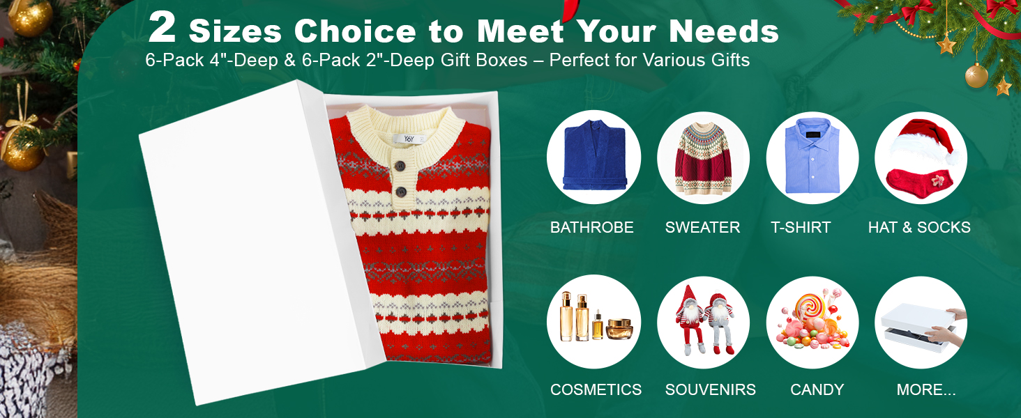 clothes boxes for gifts