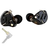 KZ ZS12 PRO 2 in Ear Monitor Headphones, 5BA+1DD 6 Hybrid Driver Gaming Earbuds Wired Earphones, ...