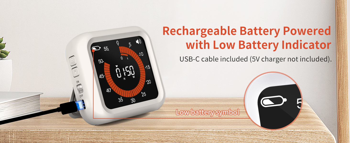 rechargeable digital timer