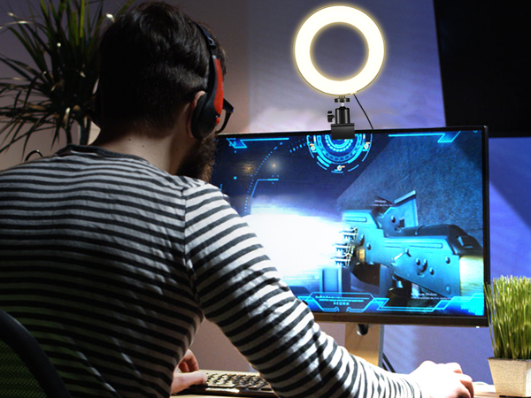 desk ring light