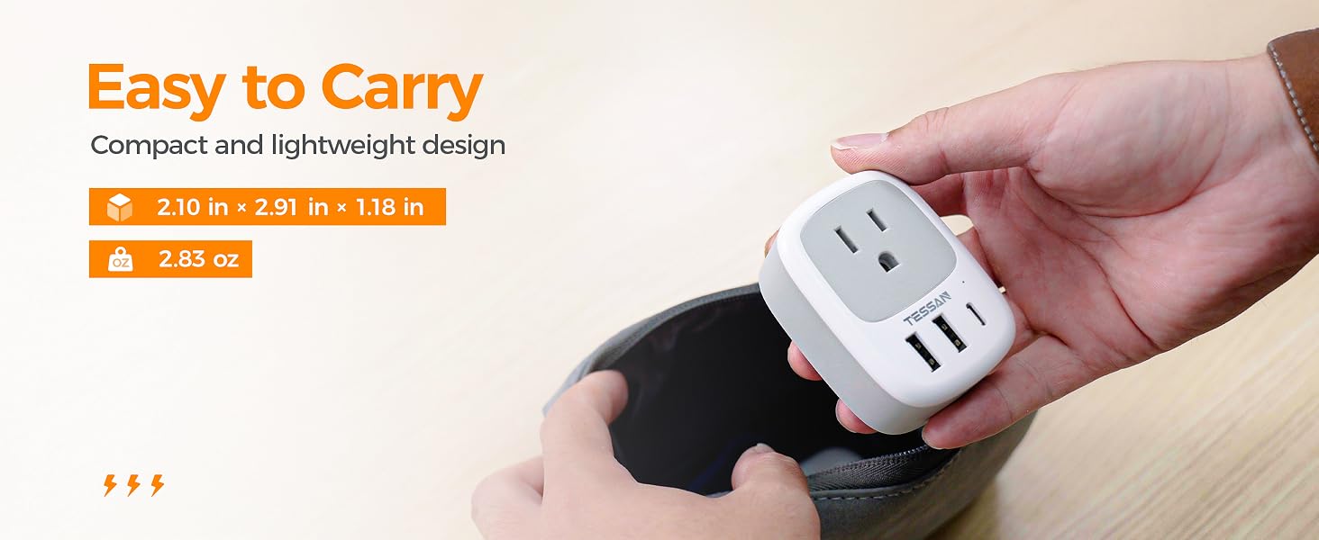 USB charger block