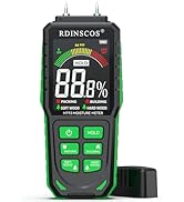 Wood Moisture Meter Rechargeability Pin Type Wall Moisture Detector Paper Moisture Tester for Bui...