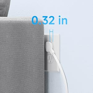 Tower Power Strip with 1 Dedicated PD 20W Fast-Charging Port