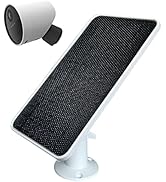 JJMASEE Solar Panel Compatible with SimpliSafe Wireless Outdoor Security Camera,Weatherproof Cont...