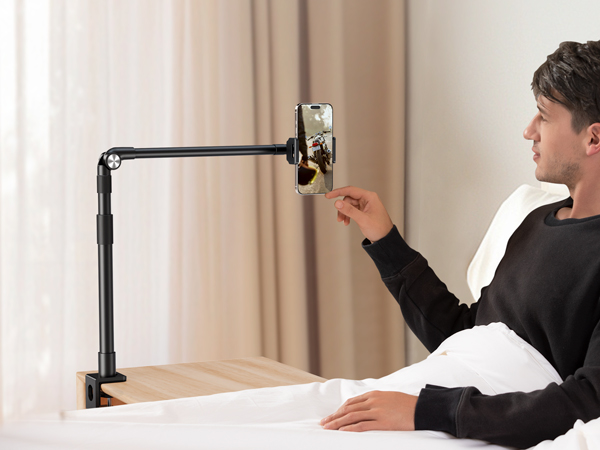 phone holder stand for bed