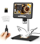 Andonstar AD207S Pro HDMI Digital Microscope, 2160P UHD Video Record, Soldering Microscope, Coin ...