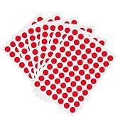1050 PCS 3/4 Inch Round Color-Code Dot Stickers,Color Coded Stickers Label Circle Stickers for Cl...