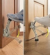 Gotega Door Stopper, 1 Packs Kickdown Door Stop with One Touch Adjustable Height and Rubber Tip 4...