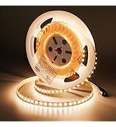 JOYLIT 24V UL LED Strip Lights 3000K Warm White 16.4ft 366lm/ft CRI 90+, Premium SMD 2835 600LEDs...