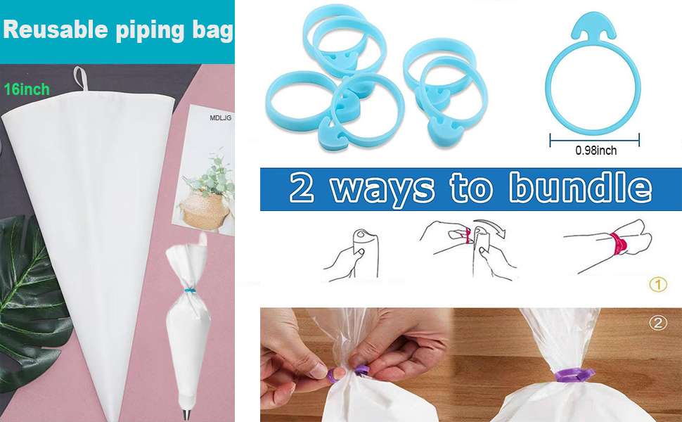 Heavy-duty silicone pastry bag
