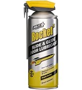 Rocket TT Slide & Glide Silicone Door Lubricant Spray, 13.5oz | 100% Silicone Lubricant Sliding D...